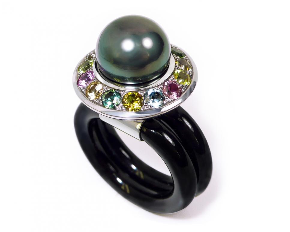Ring Orpheus Farbstein klein